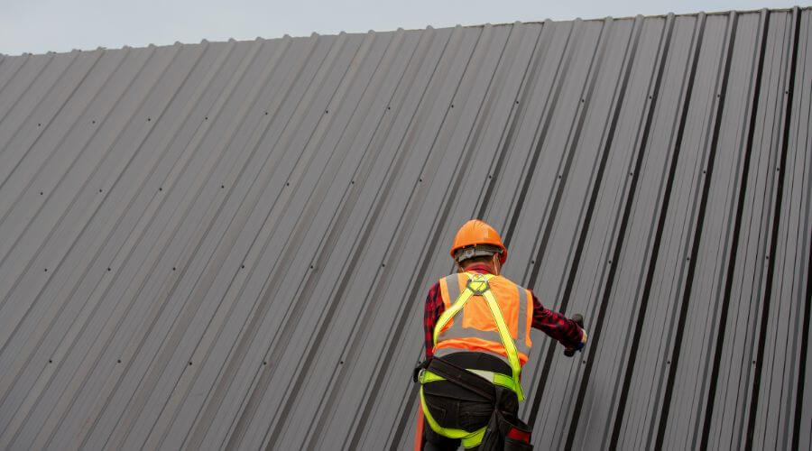 Professional metal roof installation services in Patricksburg, IN